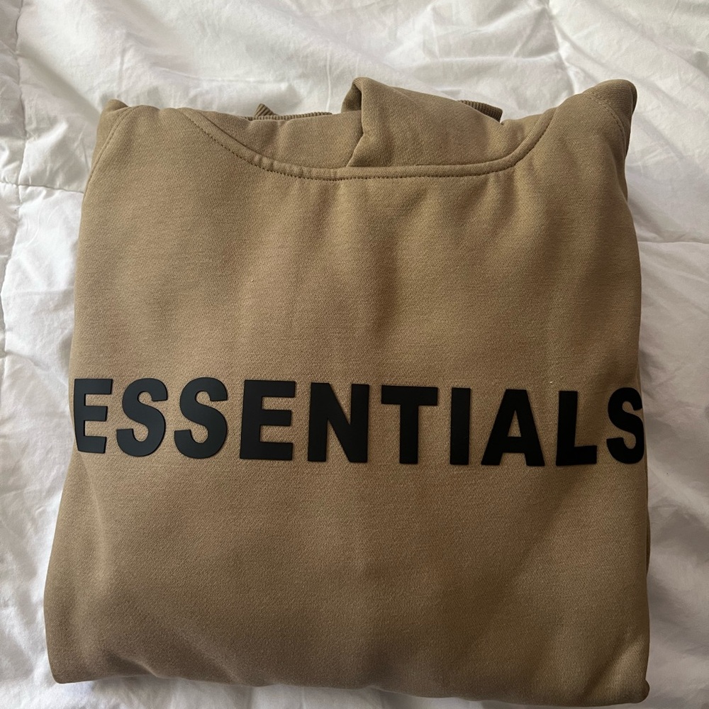 Essentials Tan Hoodie